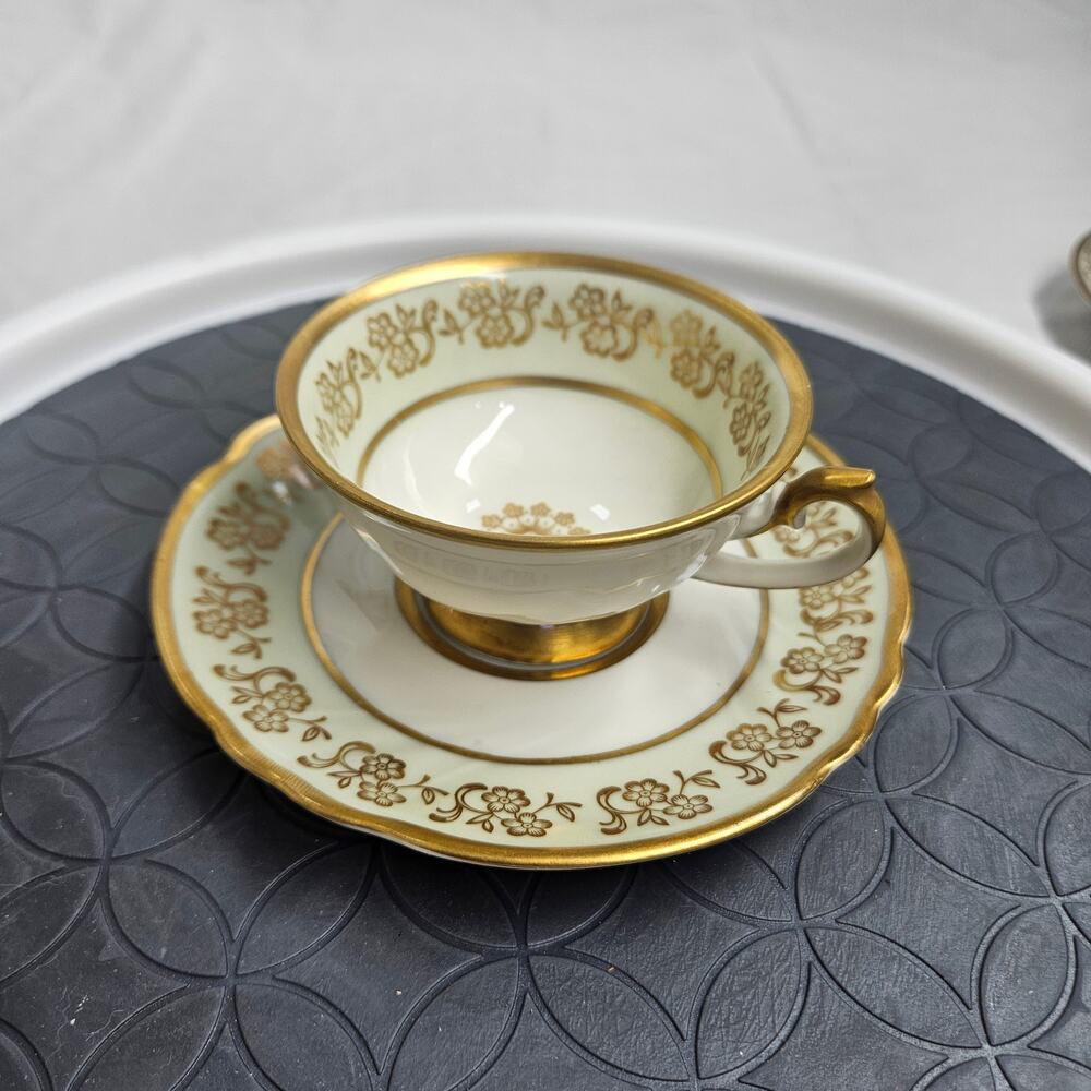 Vintage Upsala Miniature Tea Cup Set, Sweden